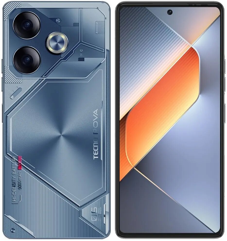 Смартфон TECNO POVA 6 8/256GB Interstellar Blue 1 Смартфон TECNO POVA 6 8/256GB Interstellar Blue 1
