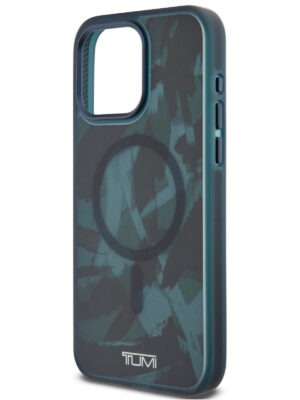 TUMI для iPhone 15 Pro чехол PC/TPU Frosted Mesh CAMO Hard Green (MagSafe) 1 TUMI для iPhone 15 Pro чехол PC/TPU Frosted Mesh CAMO Hard Green (MagSafe) 1
