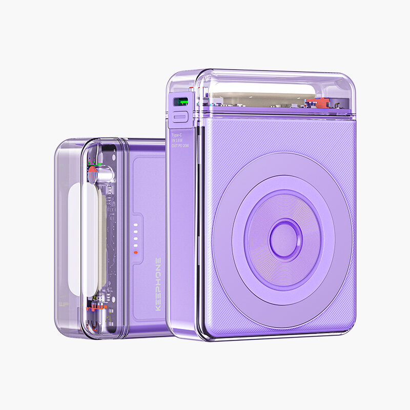 Внешний аккумулятор/Power Bank Keephone PB-24 Nova 10000mAh purple 1 Внешний аккумулятор/Power Bank Keephone PB-24 Nova 10000mAh purple 1