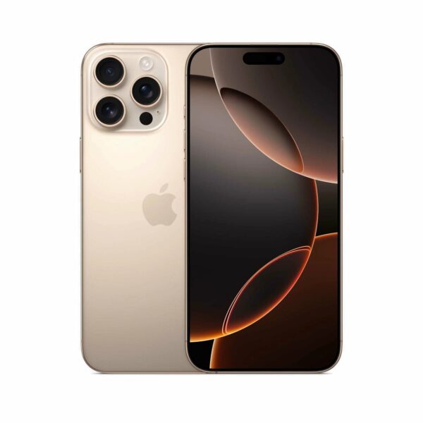 Смартфон Apple iPhone 16 pro 256 ГБ, Dual nanoSIM+eSIM, пустынный титан 1