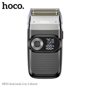 Электробритва триммер Hoco HP30 2в1 с дисплеем 1400mAh черный 1