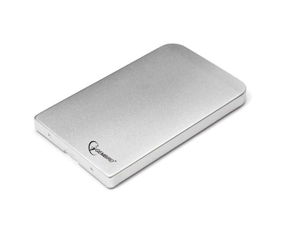 Карман для HDD 2.5" Gembird EE2-U2S-41-S, серебро, USB 2.0, SATA, металл 1 Карман для HDD 2.5" Gembird EE2-U2S-41-S, серебро, USB 2.0, SATA, металл 1