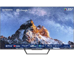 50" Телевизор SKYWORTH 50SUE9500 черный QLED 3840x2160, 4K UHD, 60 Гц, Wi-Fi, SMART TV, Google TV, V 1