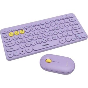 Компл беспров клав+мышь Smartbuy 510590 фиолет, (SBC-510590AG-V)/20 1