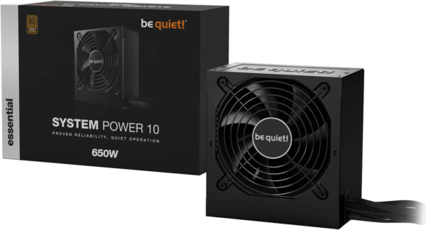 Блок питания be quiet! System Power 10 BN328 650W/ATX 2.52, APFC, DC-DC, 80 Plus Bronze, 120mm fan 1