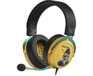 Наушники с микрофоном A4Tech Bloody M595 Renegade желтый/рисунок 2.3м мониторные USB оголовье (M595) 1