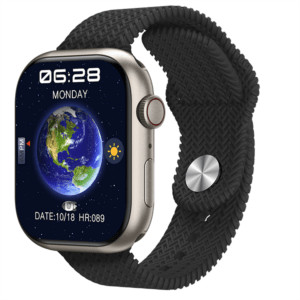 Умные часы HK9 Pro Pluse Titanium Case 45mm Черно-Золотые 1