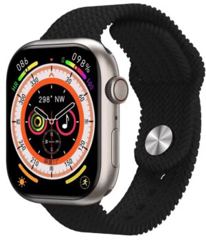 Умные часы HK9 Pro Pluse Titanium Case 45mm Черные 1