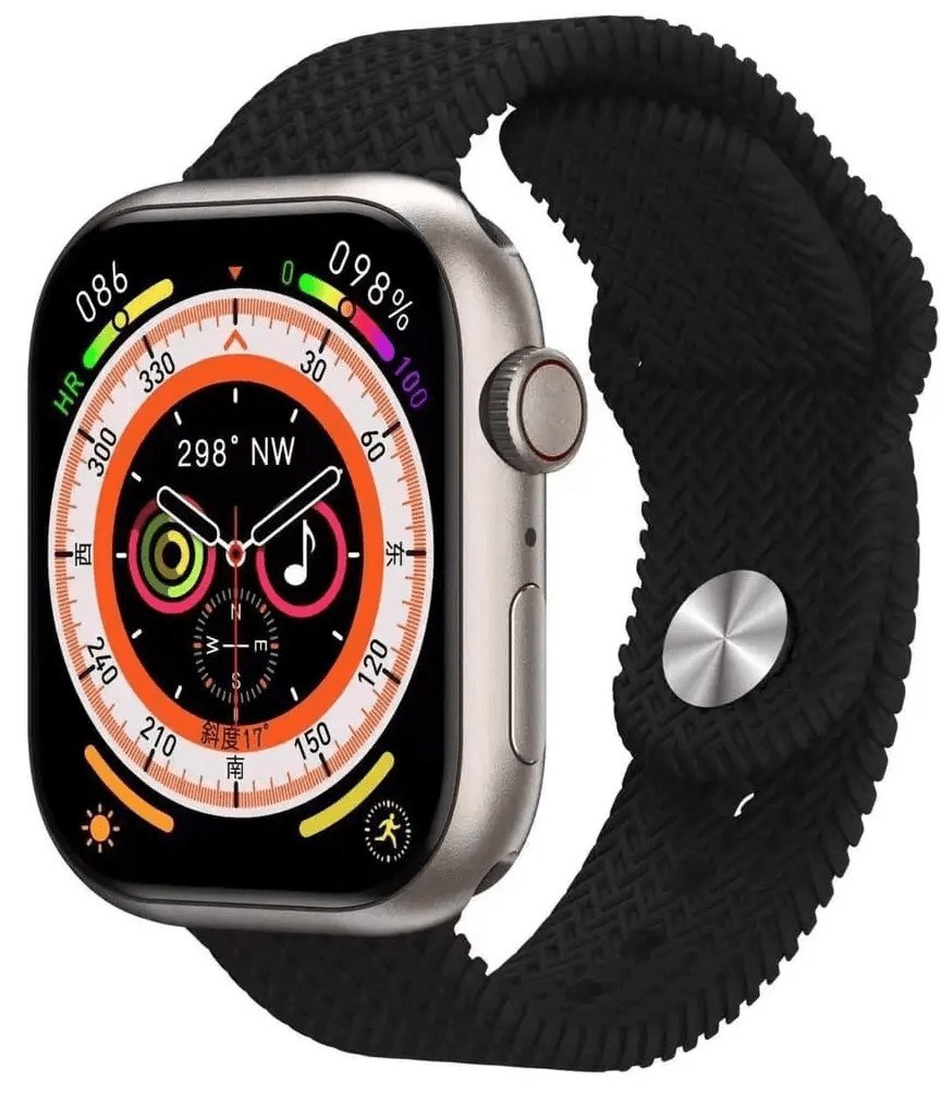 Умные часы HK9 Pro Pluse Titanium Case 45mm Черные 1 Умные часы HK9 Pro Pluse Titanium Case 45mm Черные 1
