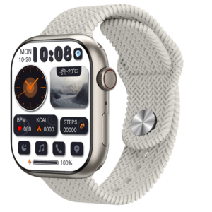 Умные часы HK9 Pro Max Pluse Titanium Case 45mm Серо-Золотые 1