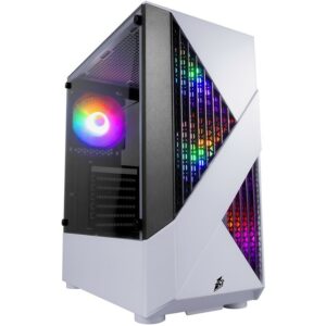 Корпус 1STPLAYER FIREROSE F3-A White, ATX, TG, 4x120mm LED fans inc. (Корпус 1STPLAYER FIREROSE F3-A 1