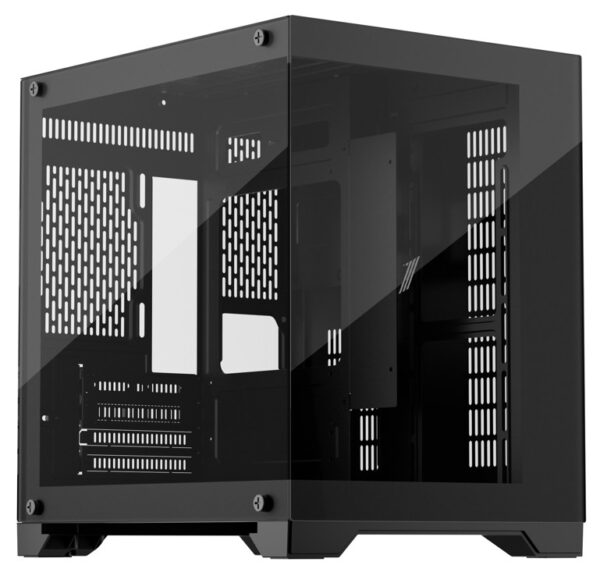 Корпус 1STPLAYER Megaview MV5-T Black (MV5-TP-BK) mATX 1