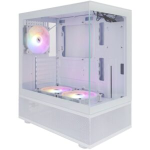 Корпус 1STPLAYER MIKU Mi7-A White / ATX / 3x120mm LED fans / Mi7-A-WH-2F1R-W-1F1-W 1