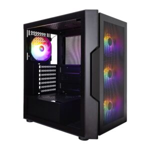 Корпус 1STPLAYER TRILOBITE T7-P Black / ATX / 4x120mm LED fans / T7-P-BK-4F1 1