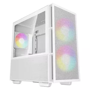 Корпус Deepcool CH360 white (R-CH360-WHAPE3-G-1) MiniTower (mATX, без БП, ARGB, USB3.2 Type-A + USB3 1