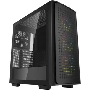 Корпус Deepcool CK560 без БП (R-CK560-BKAAE4-G-1), боковое окно (зак. стекло), 3xARGB LED 120мм, 1x1 1