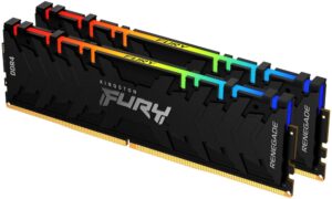 ОЗУ Kingston KF442C19RBAK2/16 DRAM 16GB 4266MHz DDR4 CL19 DIMM (Kit of 2) FURY Renegade RGB EAN: 740 1