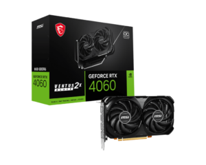 Видеокарта MSI GeForce RTX 4060 Ventus 2X Black 8G OC 1