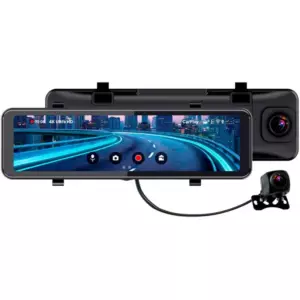 Видеорегистратор TrendVision CarPlay Mirror черный 2Mpix 2160x3840 2160p 150гр. MSTAR 8826 1