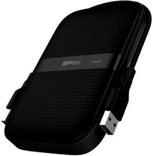 Внешний HDD Silicon Power Armor A60 (SP010TBPHDA60S3A), 1TB 2.5", USB 3.2, Черный 1
