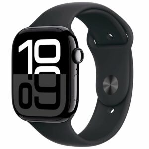 Умные часы Apple Watch Series 10 GPS, 46mm Jet Black Aluminium Case with Black Sport Band - M/L 1