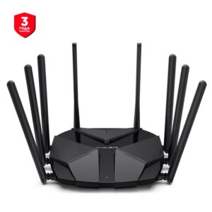 Беспроводный маршрутизатор Mercusys MR90X, AX6000, 6Гбит/сек, 2.4/5ГГц, Wi-Fi 6, 8 антенн 1