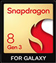 Логотип Snapdragon® 8 Gen 3 Mobile Platform for Galaxy