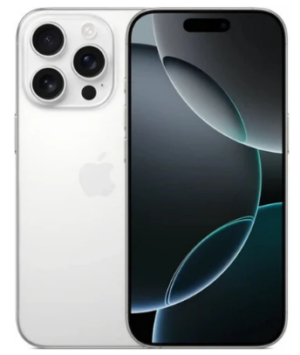Смартфон Apple iPhone 16 Pro Max 256 ГБ, Dual: nano SIM + eSIM, White Titanium 1
