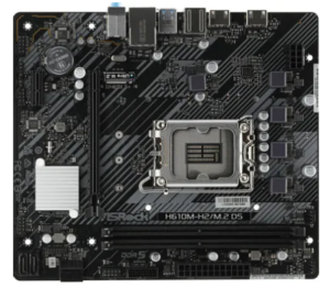 Материнская плата ASRock H610M-H2/M.2 D5, Socket 1700, Intel®H610, 2xDDR5-4800, HDMI+HDMI, 1xPCI-Ex1 1
