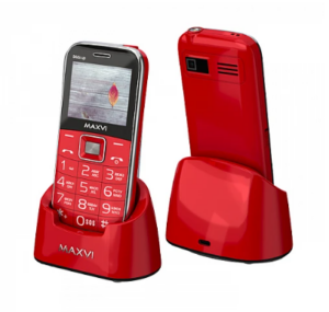 Мобильный телефон Maxvi B6 ds up Red 1