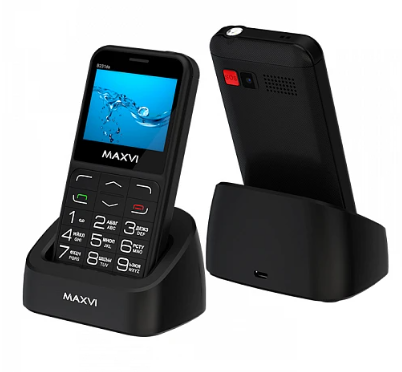 Мобильный телефон Maxvi B231 ds Black 1 Мобильный телефон Maxvi B231 ds Black 1