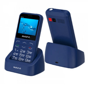 Мобильный телефон Maxvi B231 ds Blue 1 Мобильный телефон Maxvi B231 ds Blue 1
