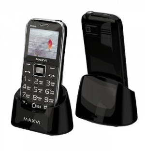 Мобильный телефон Maxvi B6 ds up Black 1
