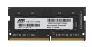 Оперативная память AGI 16Gb DDR4 3200MHz AGI320016SD138 SD138 RTL PC4-25600 SO-DIMM 260-pin 1.2В Ret 1