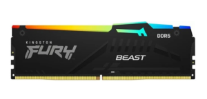 Оперативная память Kingston 8GB DDR5 5600MT/s DIMM CL40 FURY Beast RGB 1
