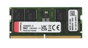 Оперативная память Kingston DDR5 32GB 4800MT/s CL40 SO-DIMM 2Rx8, 1 year 1