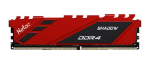 Оперативная память Netac 16Gb DDR4 3200Mhz Shadow NTSDD4P32SP-16R   C16 Red, с радиатором 1