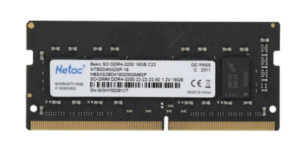 Оперативная память Netac 16GB DDR4 3200MHz  SO-DIMM  Basic CL22 1.2V 1