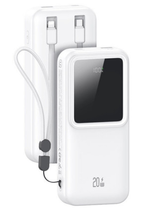 Power Bank USAMS US-CD212 PD20W+QC3.0 20000mAh white 1