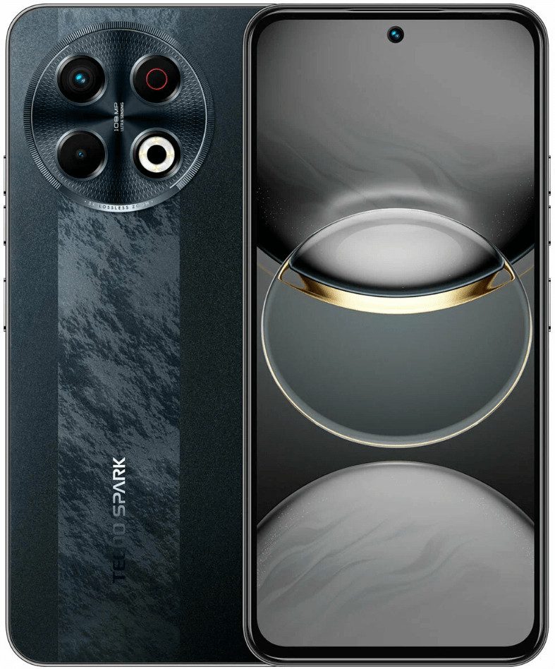 Смартфон TECNO Spark 30 Pro 8/128 ГБ Obsidian Edge 1 Смартфон TECNO Spark 30 Pro 8/128 ГБ Obsidian Edge 1