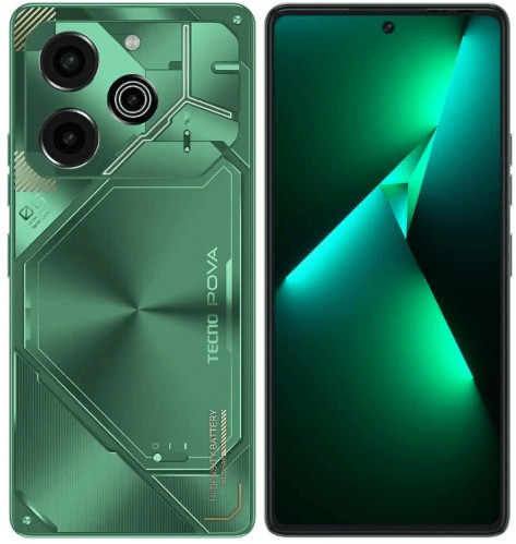 Смартфон TECNO POVA 6 Pro 5G 12/256GB Comet Green 1 Смартфон TECNO POVA 6 Pro 5G 12/256GB Comet Green 1