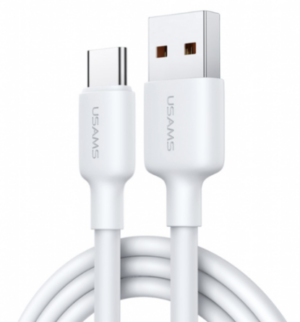 Кабель USB/Type-C USAMS US-SJ601 U84 3A 1m white 1