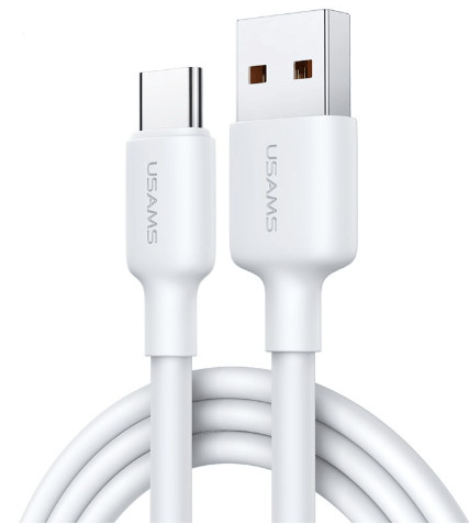 Кабель USB/Type-C USAMS US-SJ603 U84 3A 3m white 1 Кабель USB/Type-C USAMS US-SJ603 U84 3A 3m white 1