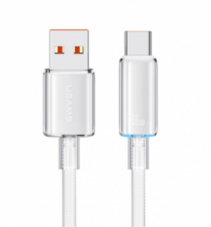 Кабель USB/Type-C USAMS US-SJ658 6A 1.2m white 1