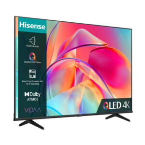 43" Телевизор Hisense 43E7NQ QLED черный 3840x2160, 4K Ultra HD, 60 Гц, Wi-Fi, Smart TV, VIDAA 1