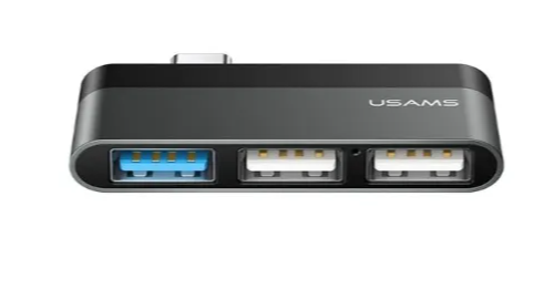 Адаптер Usams US-SJ491 Type-C mini hub 1 Адаптер Usams US-SJ491 Type-C mini hub 1