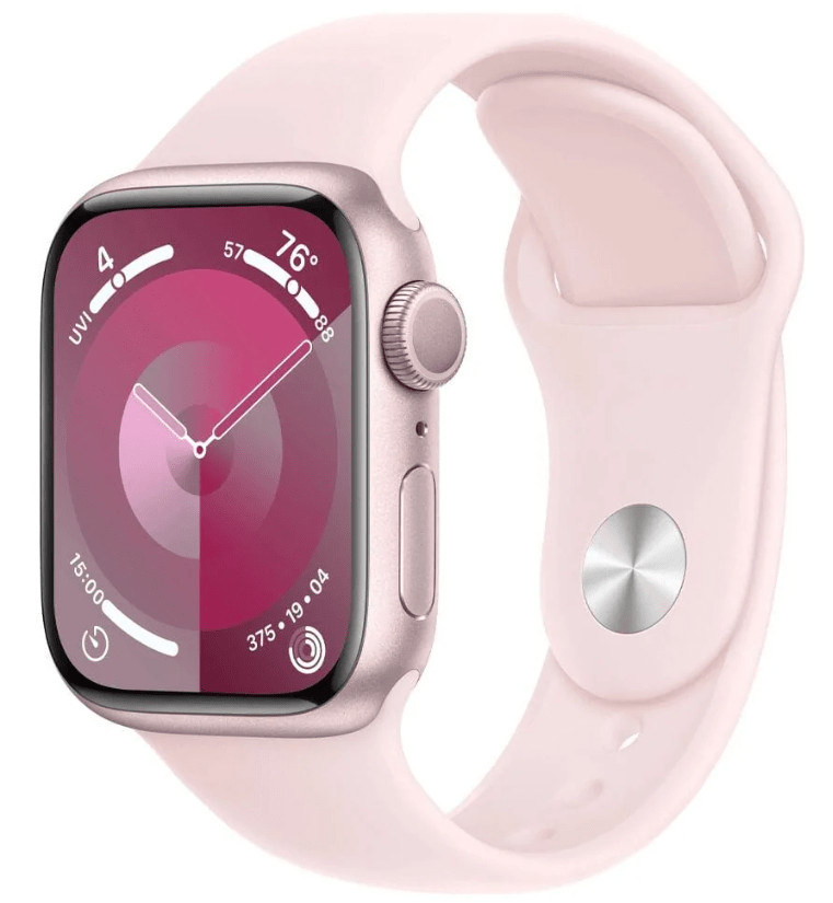 Часы Apple Watch 9 45mm Pink Al Light Pink SB MR9G3LL/A S/M 1 Часы Apple Watch 9 45mm Pink Al Light Pink SB MR9G3LL/A S/M 1