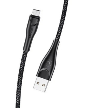 Кабель USB/Micro USAMS US-SJ396 U41 Braided 2m black 1