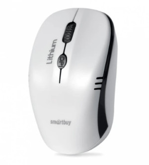 Мышь беспров SmartBuy 344 ONE б-сер заряд от USB (SBM-344CAG-WG) /40 1