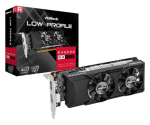 Видеокарта ASROCK AMD Radeon RX 550 4 Гб GDDR5 128 бит PCIE 3.0 8x GPU 1100 МГц 1xВыход HDMI 1xВыход 1